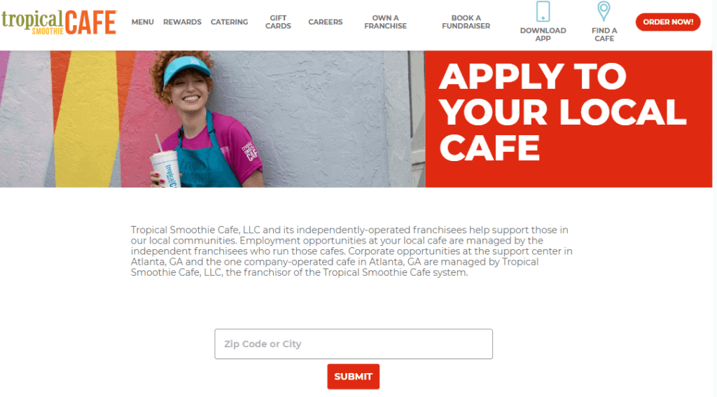 Tropical Smoothie Career | Latest Jobs & How to Apply Guide 1 Jobs At Tropical smoothie